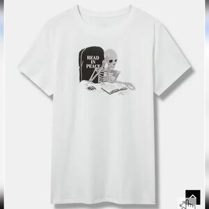 Torrid Read In Peace Classic Heritage Crww Neck Tee